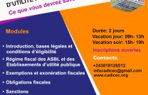 L’IMPOSITION DES ASBL ET DES ETABLISSEMENTS D’UTILITE PUBLIQUE EN RDC mediacongo